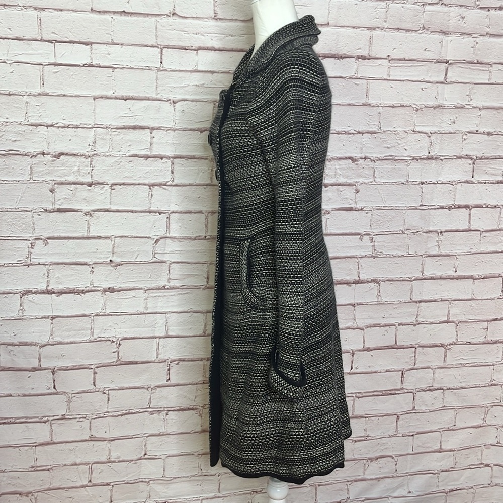 Semantiks Angora Blend Double Button Knit Sweater Coat Duster XS - Picture 4 of 8